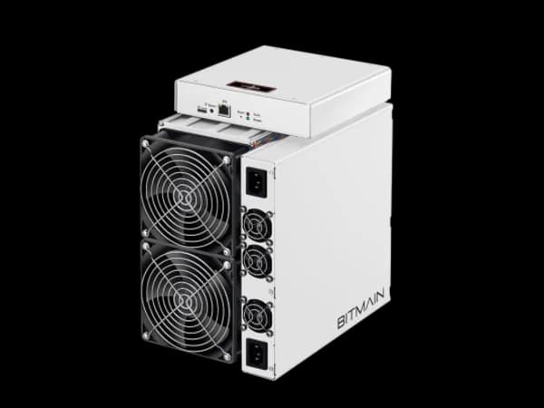 Bitmain Antminer S17 Pro (50Th) asic miner on white background