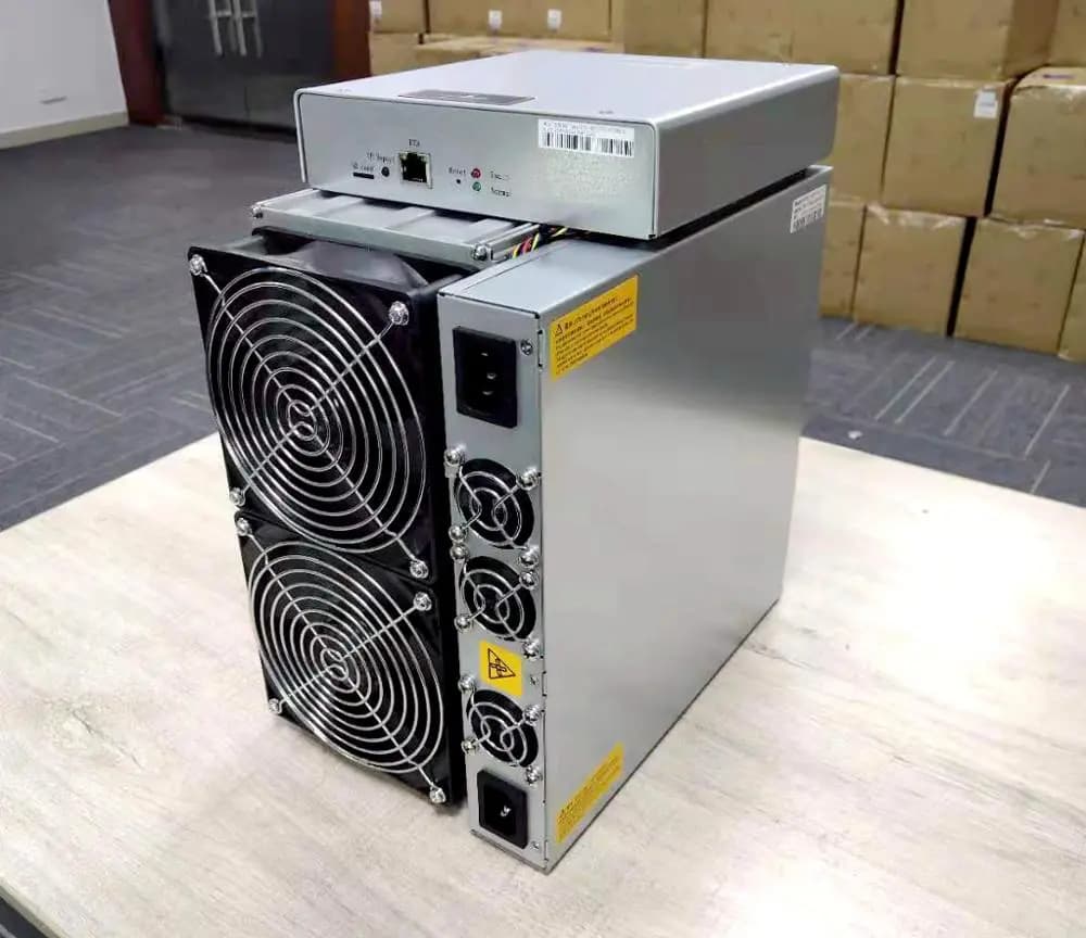 Bitmain Antminer T17 (40Th) asic miner on white background
