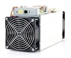 Bitmain Antminer T9 (12.5Th) asic miner on white background