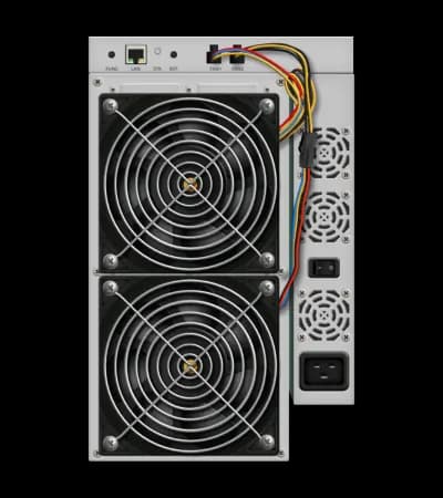 Canaan AvalonMiner 1166 Pro asic miner on white background