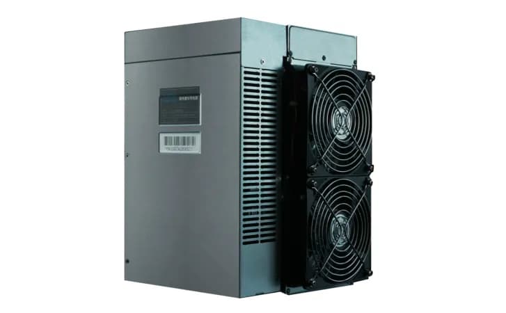 Goldshell HS3-SE asic miner on white background