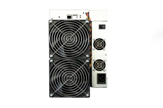 Goldshell KD5 asic miner on white background