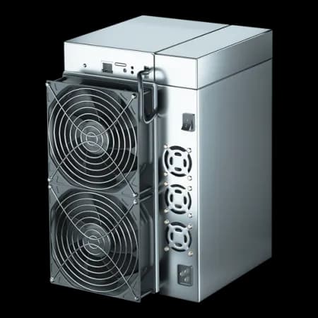 Goldshell KD6 asic miner on white background