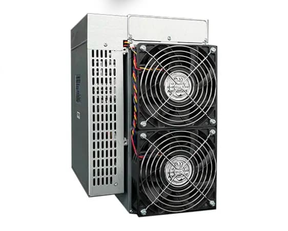 Goldshell LT5 asic miner on white background