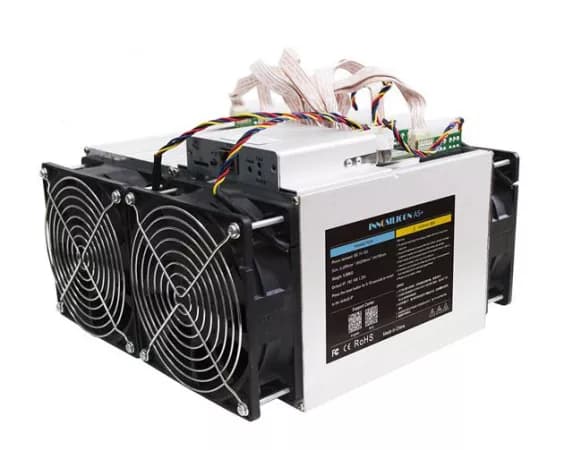 Innosilicon A5+ DashMaster asic miner on white background