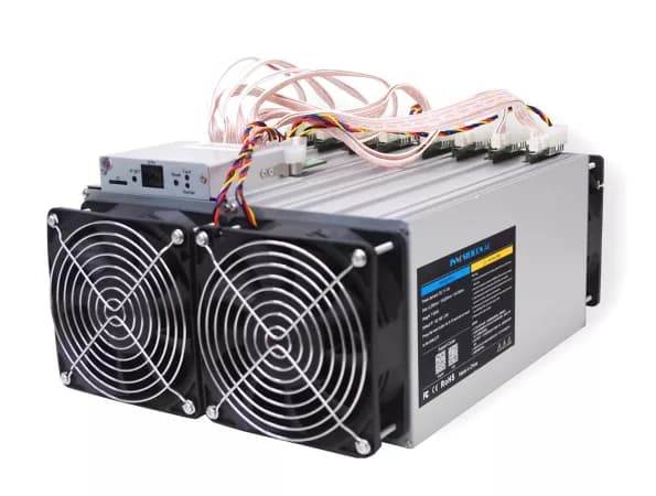 Innosilicon A8+ CryptoMaster asic miner on white background