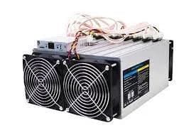Innosilicon A9+ ZMaster asic miner on white background