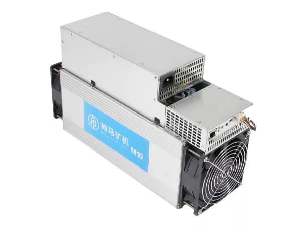 MicroBT Whatsminer M10 asic miner on white background