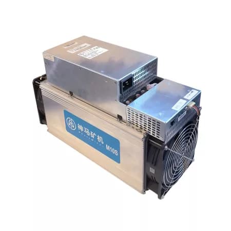 MicroBT Whatsminer M10S asic miner on white background