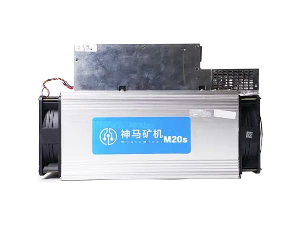 MicroBT Whatsminer M20S asic miner on white background