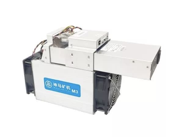 MicroBT Whatsminer M3X asic miner on white background