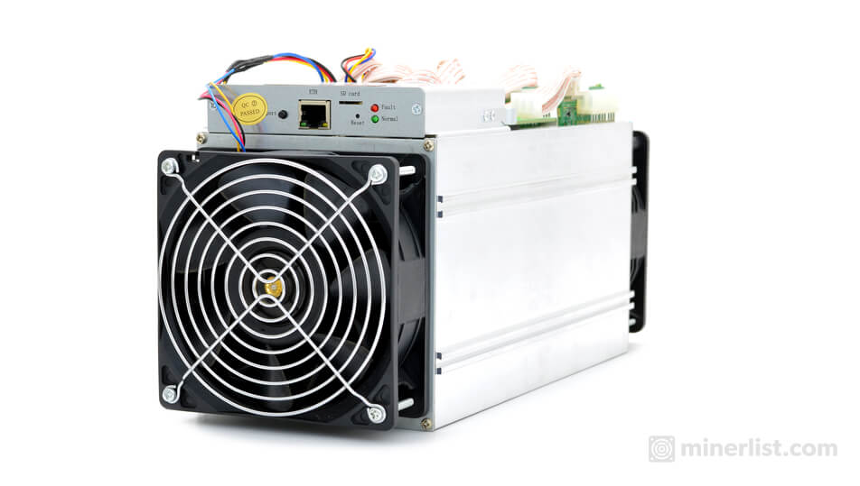 Antminer S9 on White Background